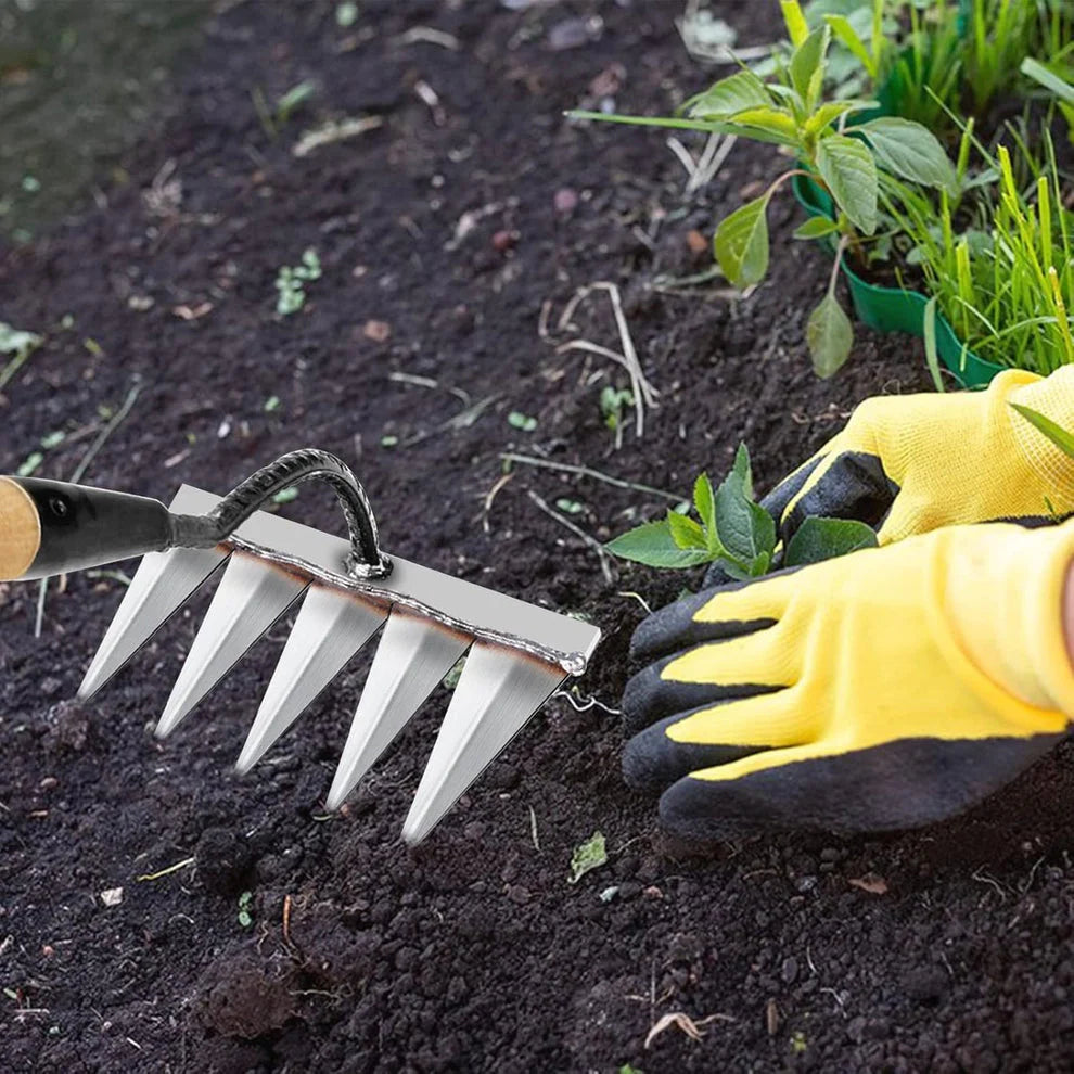 Home Wish™ Garden Weeding Tool with 5 Durable Steel Claws (🔥50% OFF )