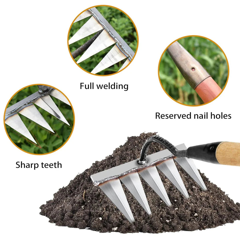 Home Wish™ Garden Weeding Tool with 5 Durable Steel Claws (🔥50% OFF )