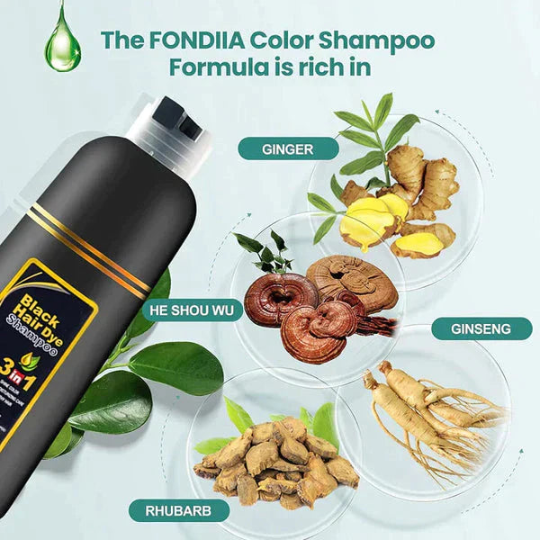 3-IN-1 BLACK HAIR DYE SHAMPOO (AYURVEDIC NO SIDE EFFECT) - Buy 1 Get 1 Free 🔥